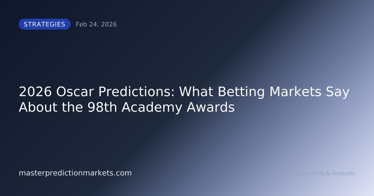 2026 Oscar Predictions: What Betting Markets Say About the 98th Academy Awards