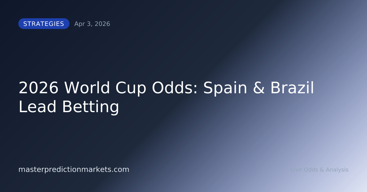 2026 World Cup Odds: Spain & Brazil Lead Betting