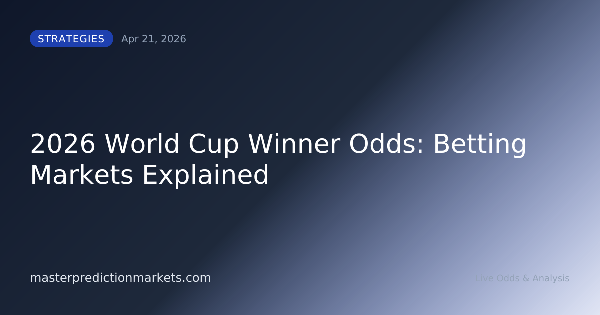 2026 World Cup Winner Odds: Betting Markets Explained