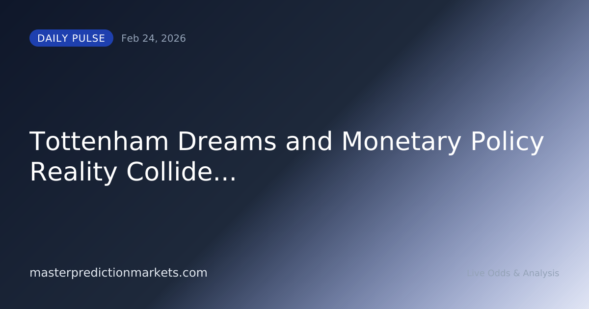 Tottenham Dreams and Monetary Policy Reality Collide...