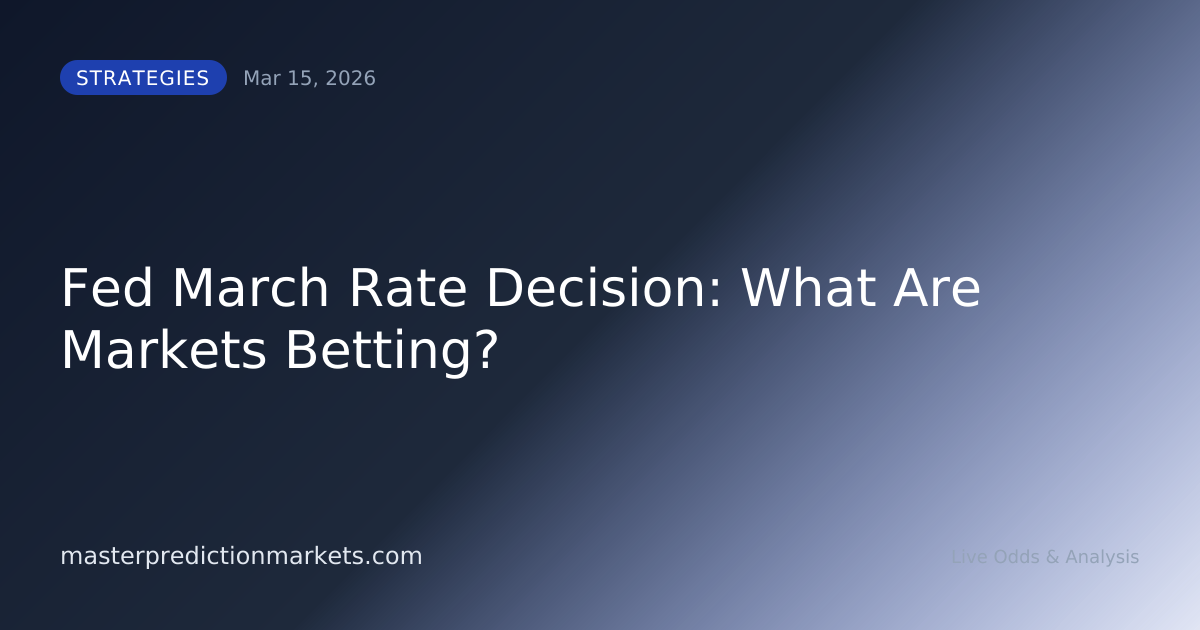 Fed March Rate Decision: What Are Markets Betting?