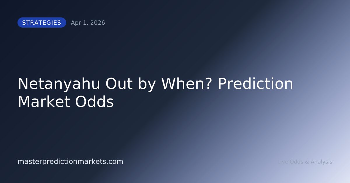 Netanyahu Out by When? Prediction Market Odds