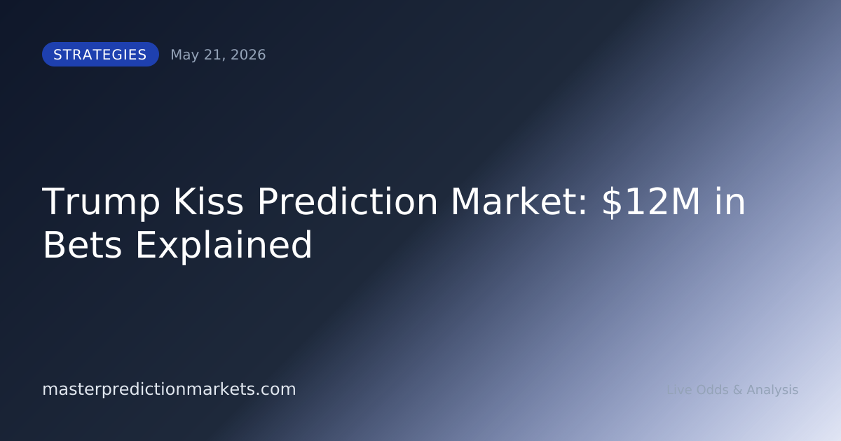 Trump Kiss Prediction Market: $12M in Bets Explained