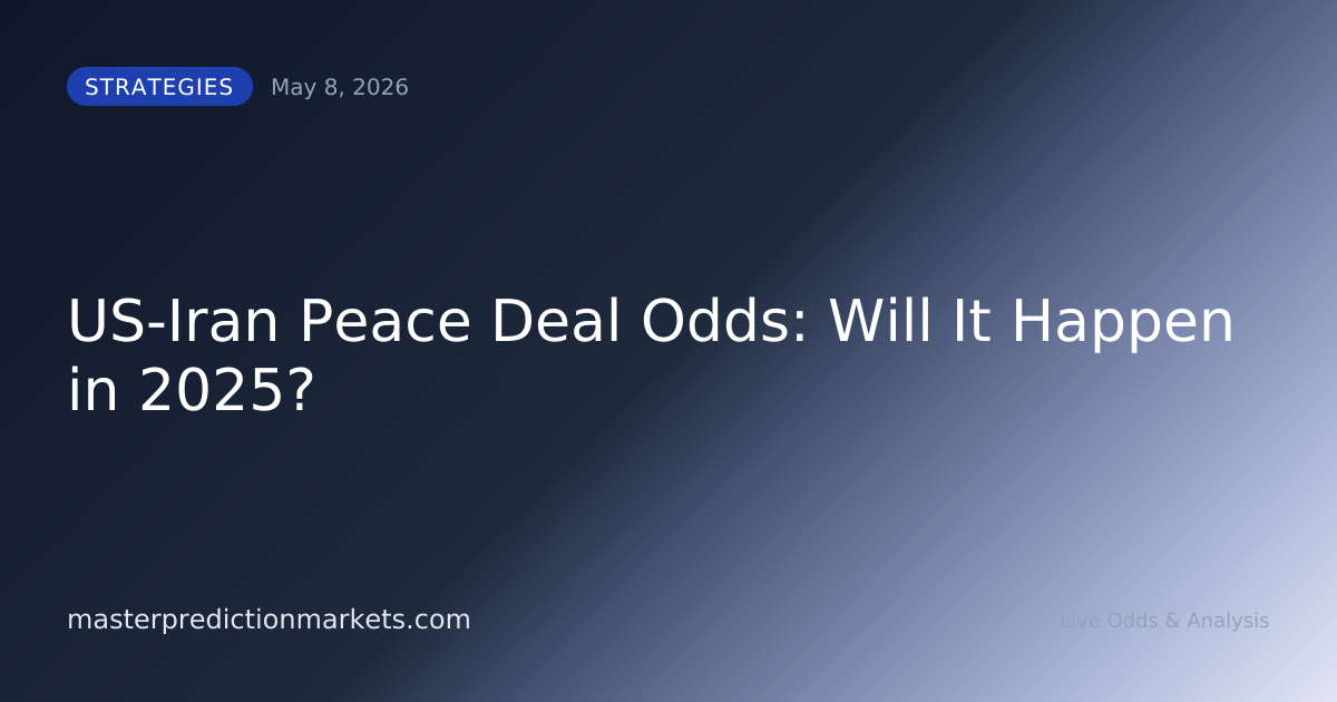 US-Iran Peace Deal Odds: Will It Happen in 2025?