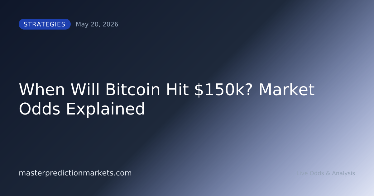 When Will Bitcoin Hit $150k? Market Odds Explained